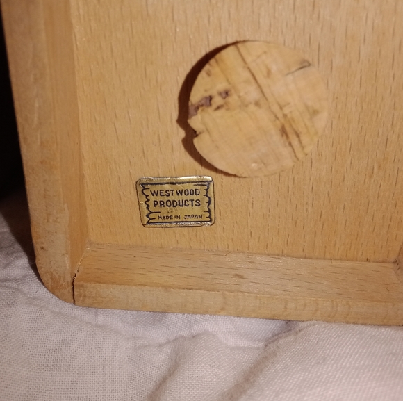 Mid Century Modern Wood Dovetail Rooster Salt And Pepper Shakers Made In Japan - Picture 3 of 10